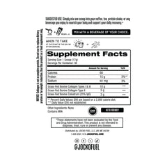 Serving spoon in tub demonstrating easy daily dose for recovery