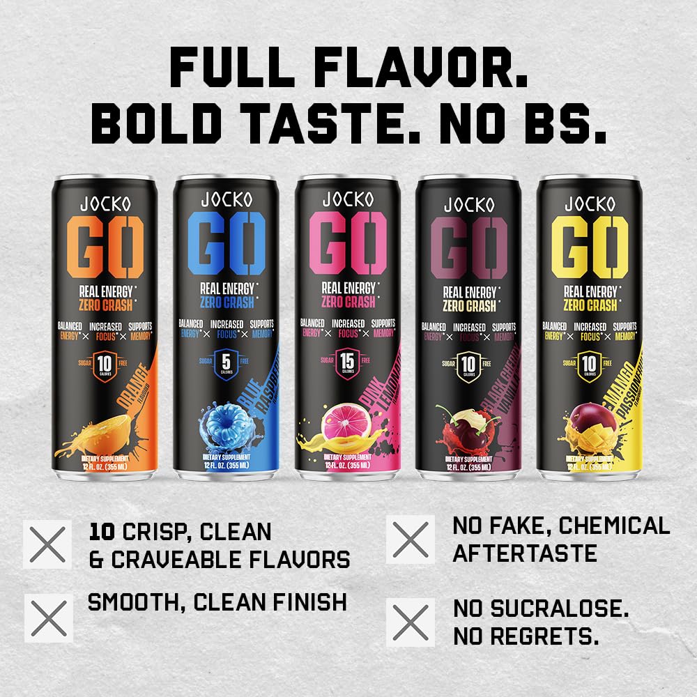 Chilled Jocko GO Nitro Pop can in hand during a workout.