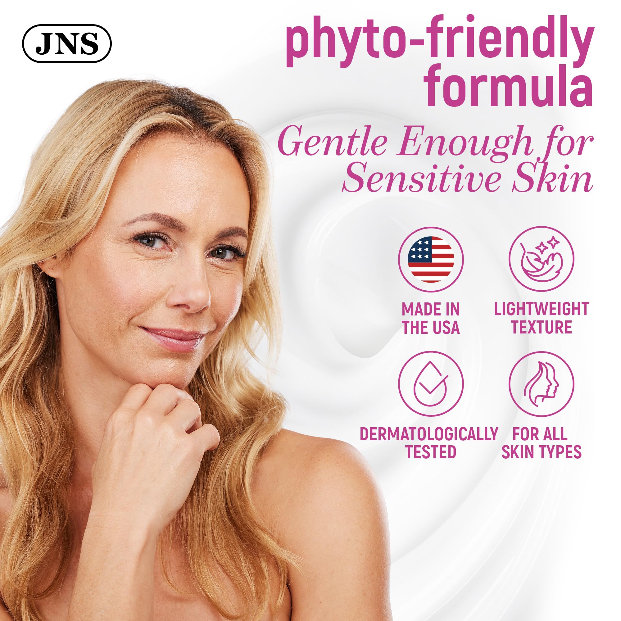 Joellyne Naturals airless pump dispensing ensures precise measured doses