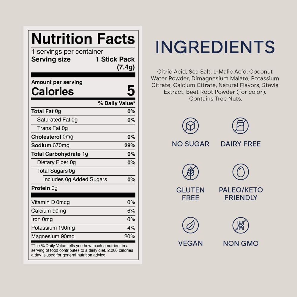 Pour into a glass and stir for berry-flavored hydration without sugar.