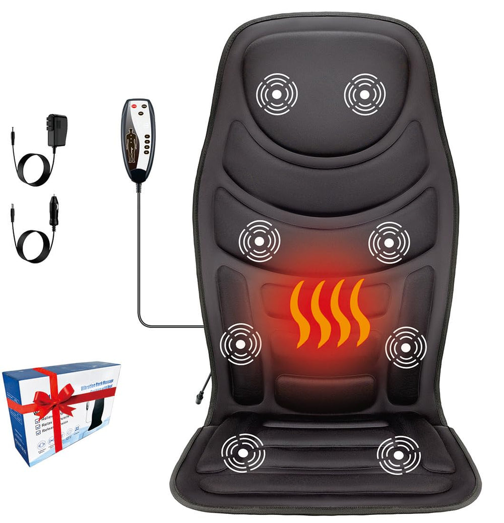 JOJOPEPE back massager with heat highlighting upper back relief