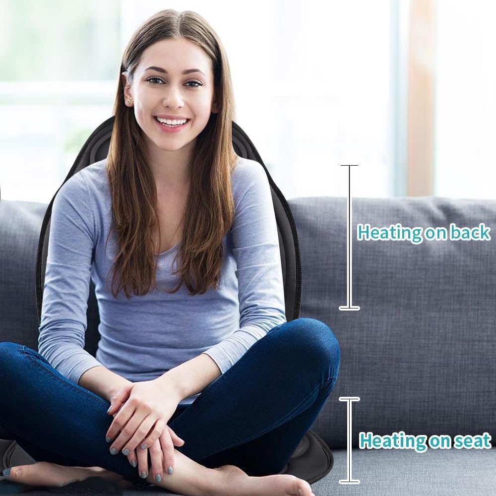 JOJOPEPE heating pads provide warm back and seat comfort