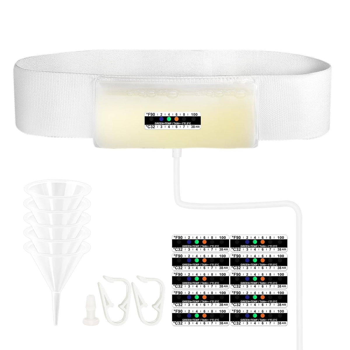 JORVONR urine test kit belt assembly for discreet wear and flexible control.