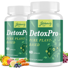 Jovianoy Detox Pro 1000mg capsules on bottle, promoting daily wellness and gentle detox