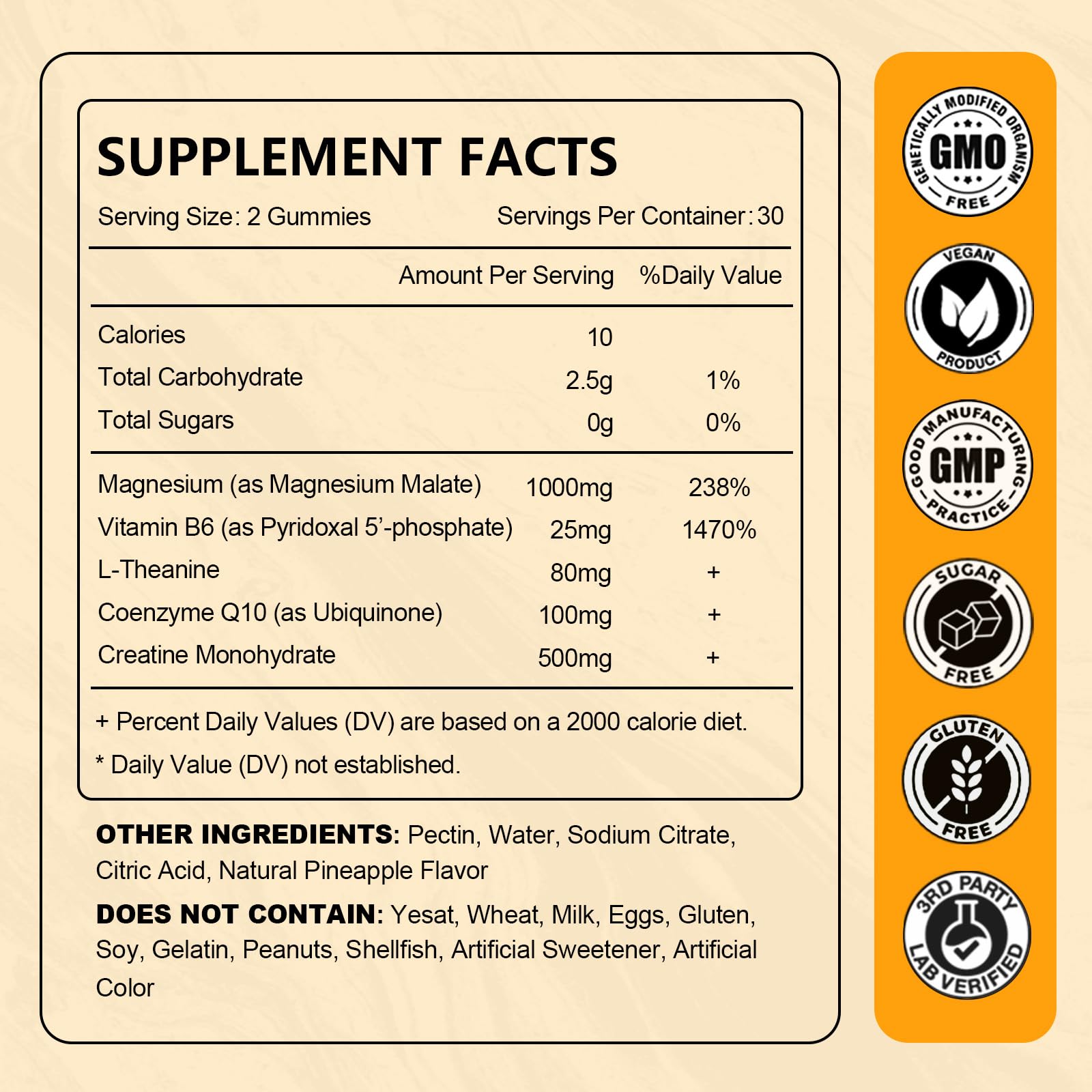 JOVITHEA gummies closeup showing vibrant sugar-free texture and benefits