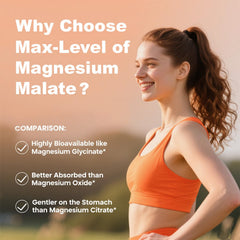 JOVITHEA magnesium malate gummies label view emphasizing vegan and non-GMO quality