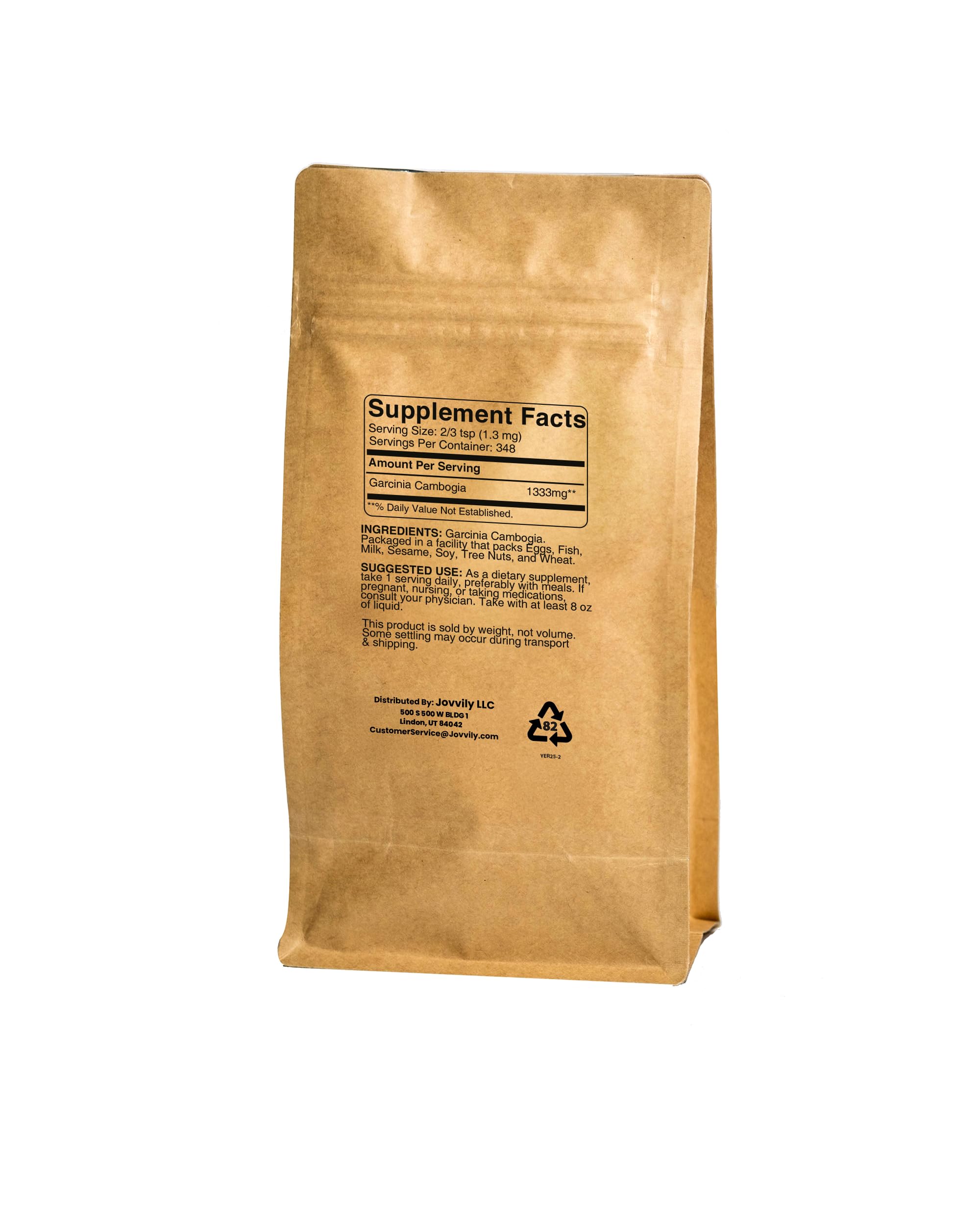 Jovvily Garcinia Cambogia powder scoop for easy daily use.