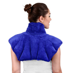 Joy & Grace heating pad front view provides targeted warmth for neck and shoulders.