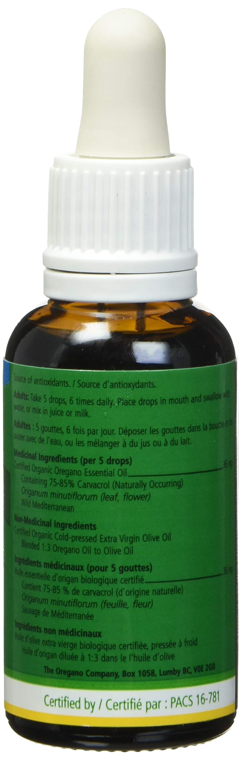 Joy of the Mountains oregano oil dropper ready for culinary use