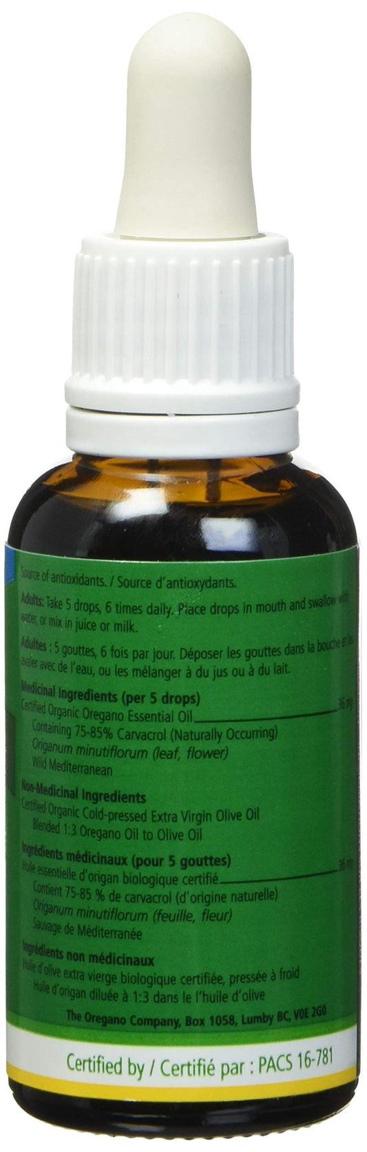 Joy of the Mountains oregano oil dropper ready for culinary use