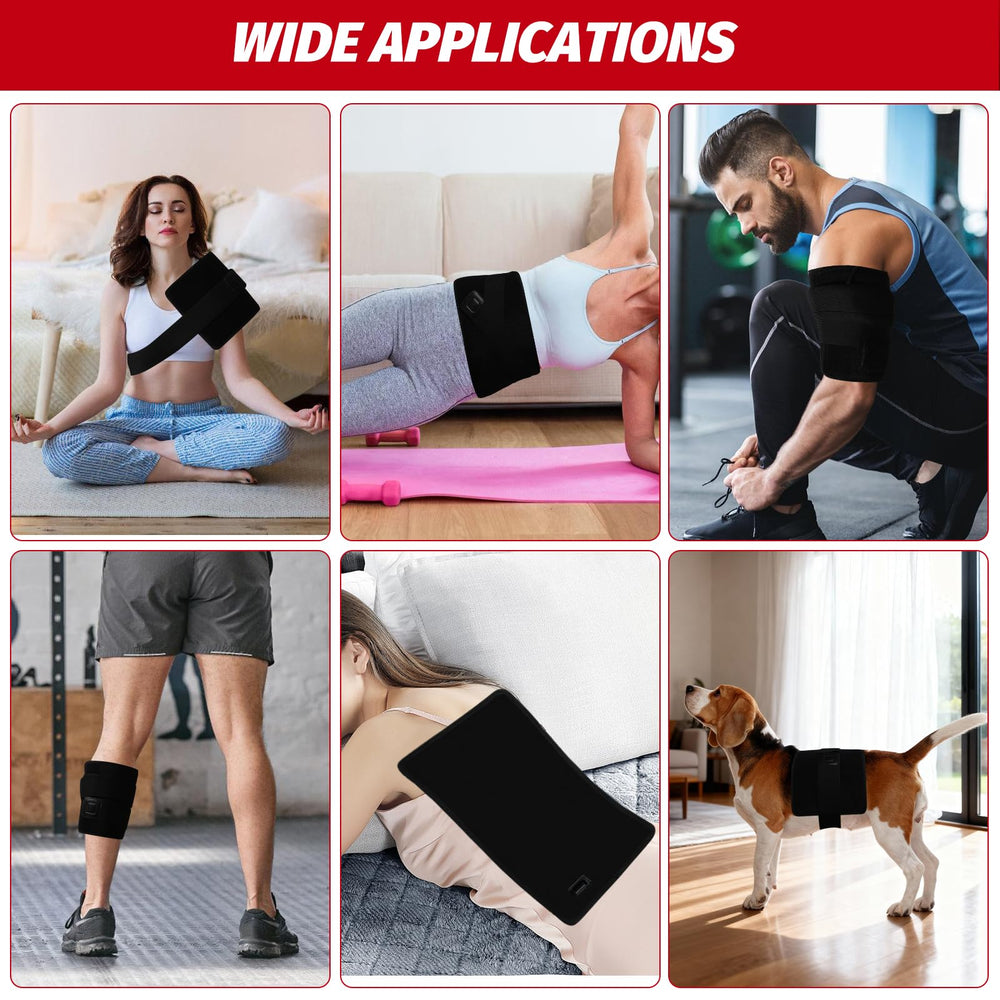 JoyJoint wide 15.6 by 8 inch coverage area supports multiple body parts