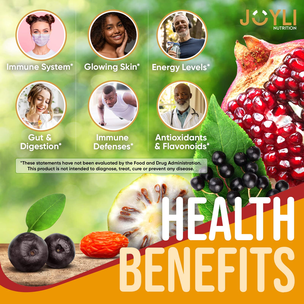 Joyli Nutrition 2 Pack bottle back label highlights sugar-free, low-calorie formula.