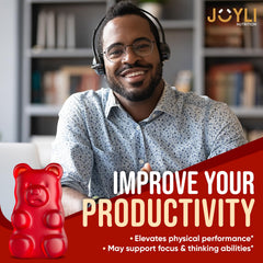 JOYLI Nutrition Ashwagandha Gummies with Vitamin C and Zinc for immune-supporting wellness
