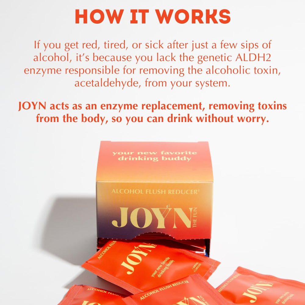 JOYN box packaging—scientist-designed blend in a convenient daily ritual.