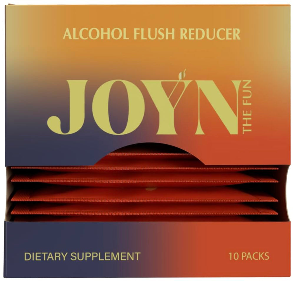 JOYN supplement bottle front—potential redness relief when socializing.