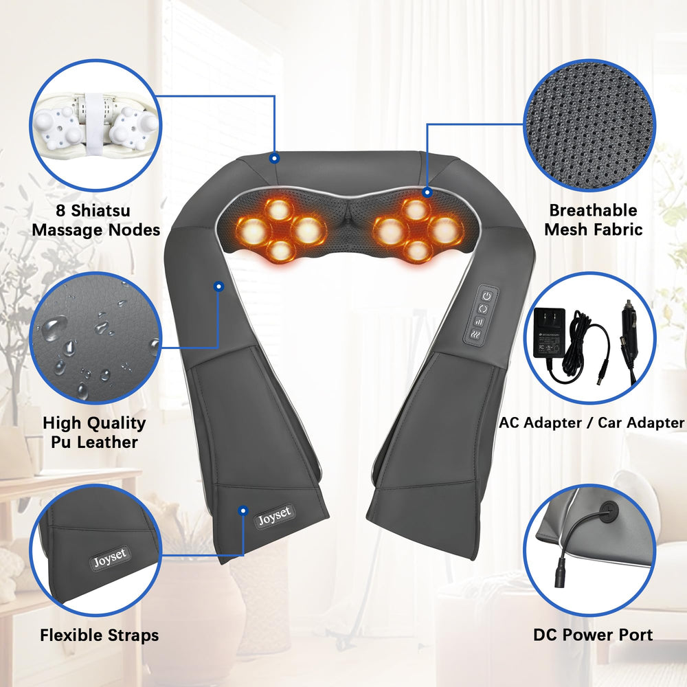 Joyset infrared heat modes applied for relaxation and tension relief