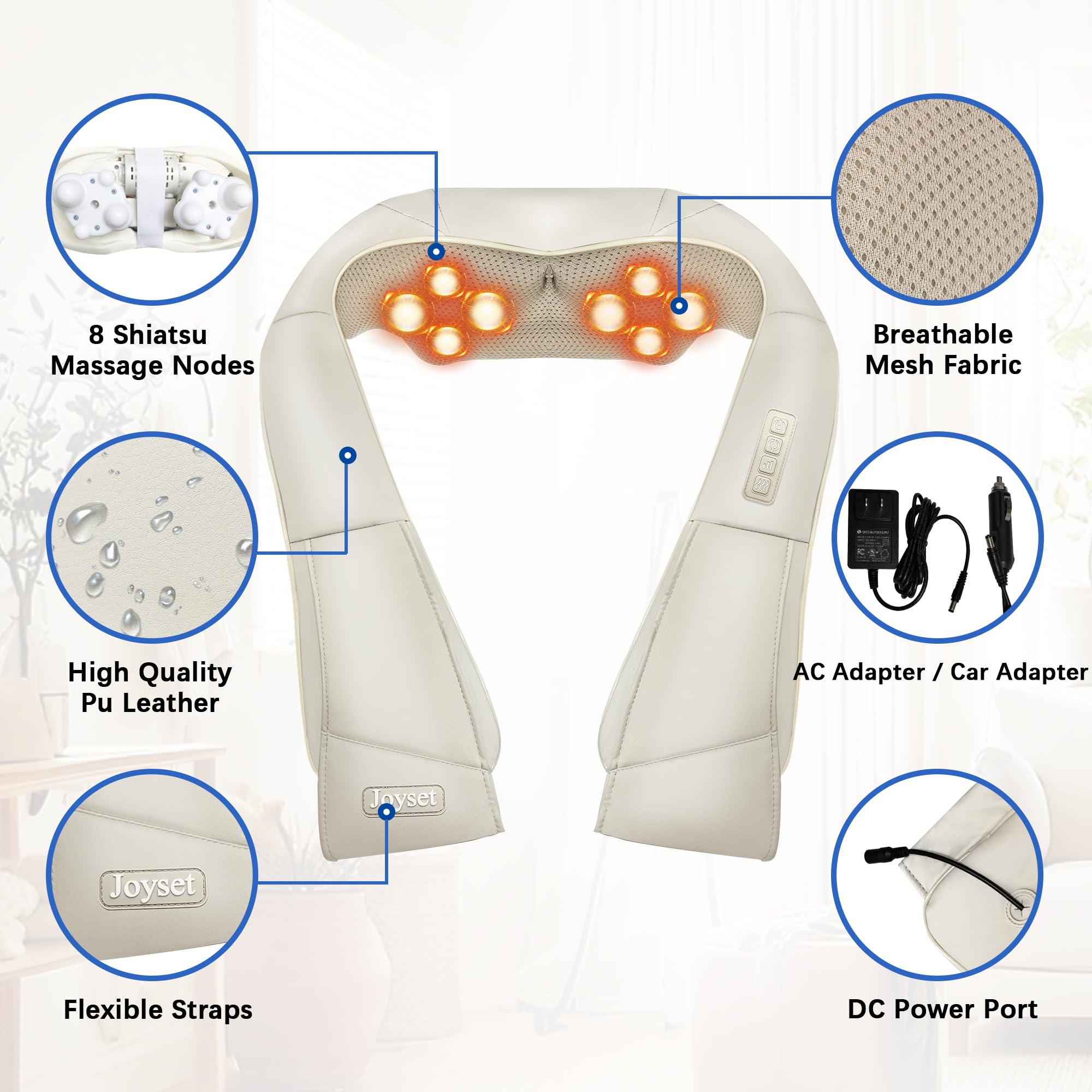 Joyset ergonomic-u shape design supports comfortable wear