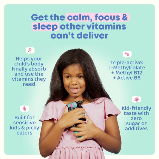JoySpring Berry Lemonade liquid drops for kids, convenient daily supplement.