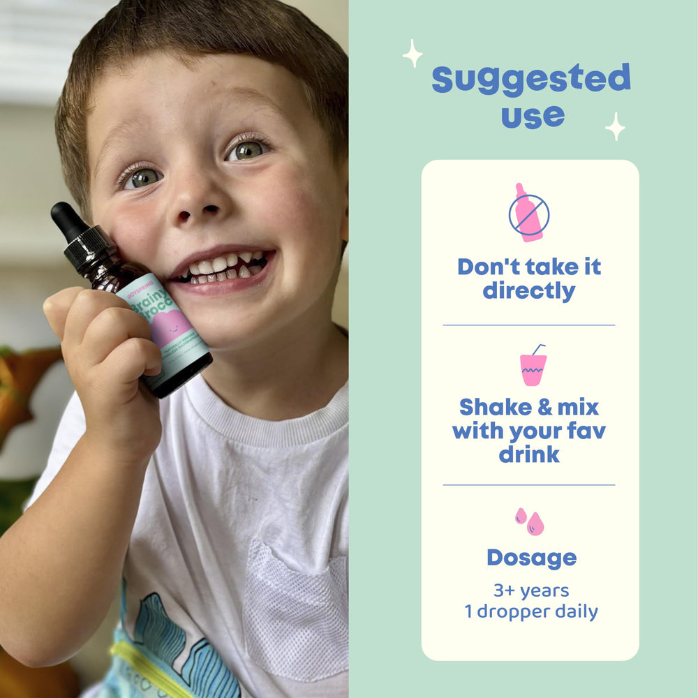 JoySpring easy-mix concept for blending into juice or water.