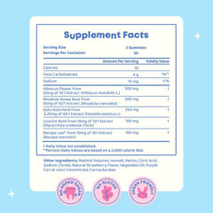 JoySpring Genius Kids Focus Gummies gluten-free label highlights allergy-friendly formula