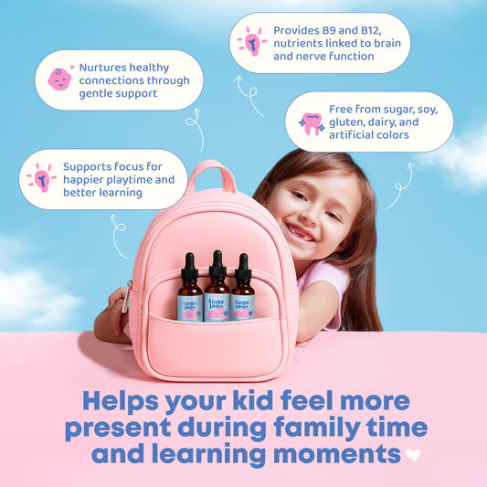 Dropper dispensing JoySpring LingoLeap B9 for precise kid dosages