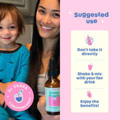 JoySpring Liposomal Glutathione kids drops dispensing for easy use.