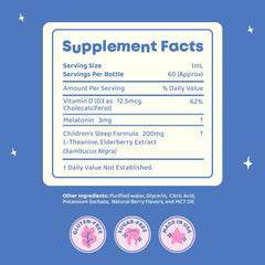 JoySpring Sleepberry berry flavor conveys sugar-free, kid-friendly enjoyment.