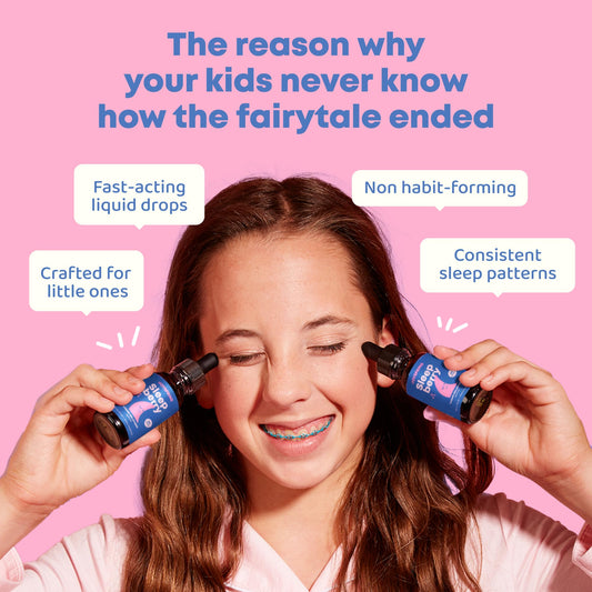 JoySpring Sleepberry dropper dosing highlights kid-friendly melatonin delivery.