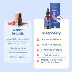 JoySpring Sleepberry elderberry image showcasing natural flavor for kids' bedtime.