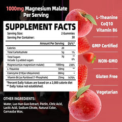 Joywiit Magnesium Malate Gummies close-up chews highlight chewy texture.