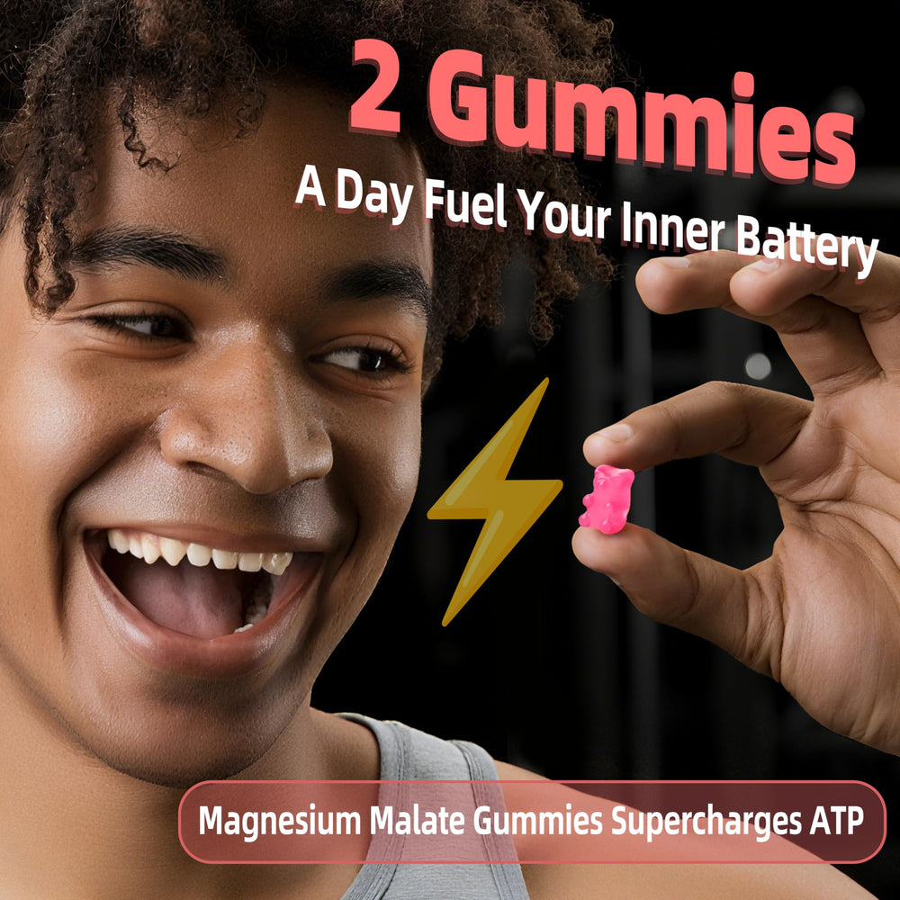 Joywiit Magnesium Malate Gummies foil-seal packaging hints at freshness.