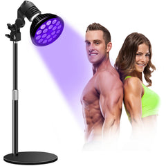 JPWDDWYT tanning lamp with adjustable stand for at-home tanning and even skin glow.