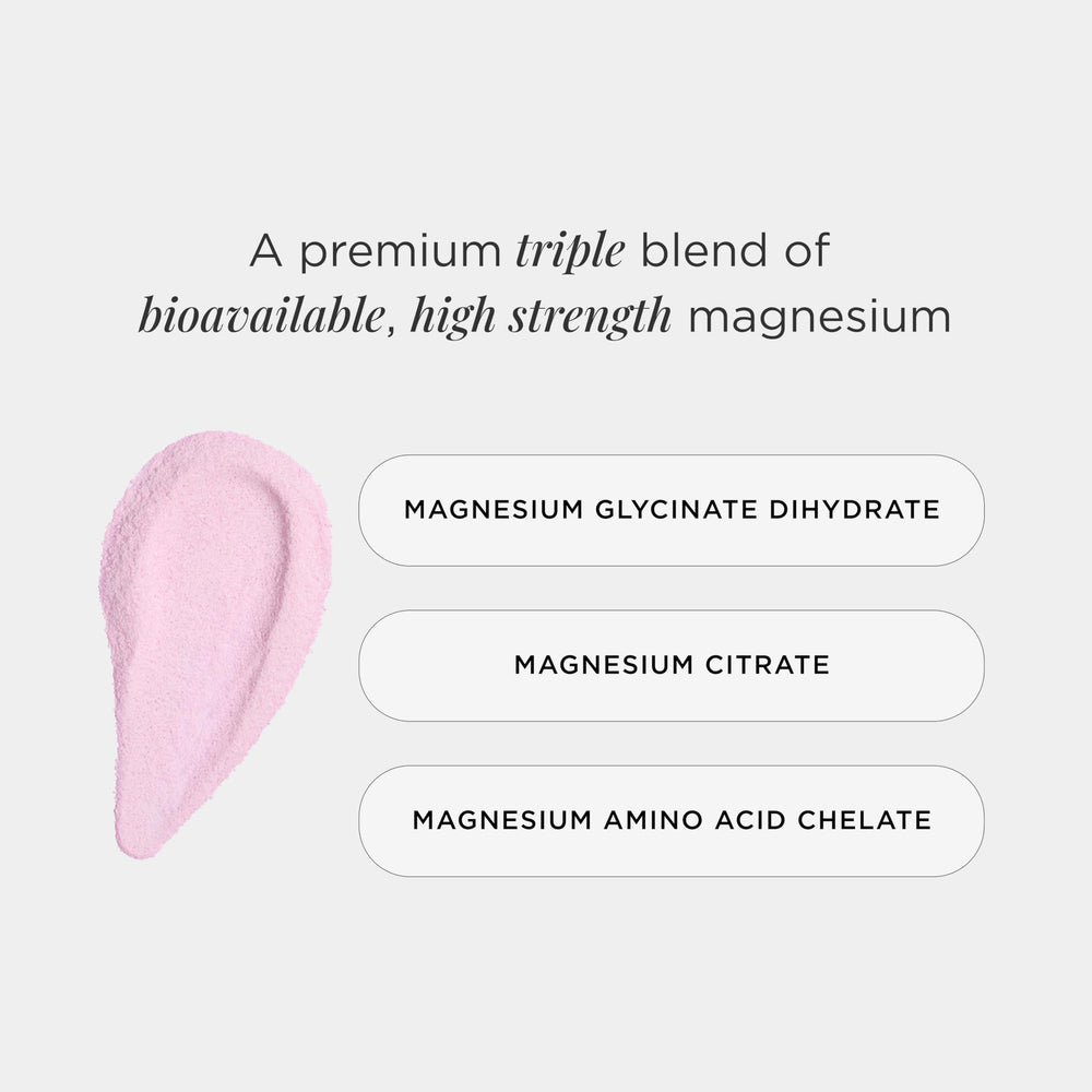 JSHealth Advanced Magnesium+ measuring spoon shows a 400 mg serving.