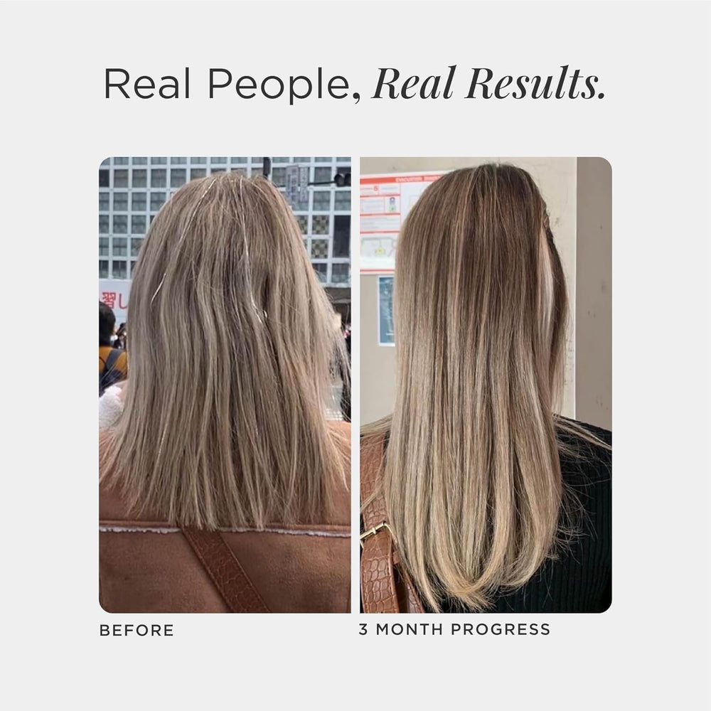 Close-up of JSHealth Hair + Energy Formula ingredients list and minerals.
