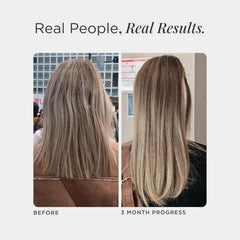 Close-up of JSHealth Hair + Energy Formula ingredients list and minerals.