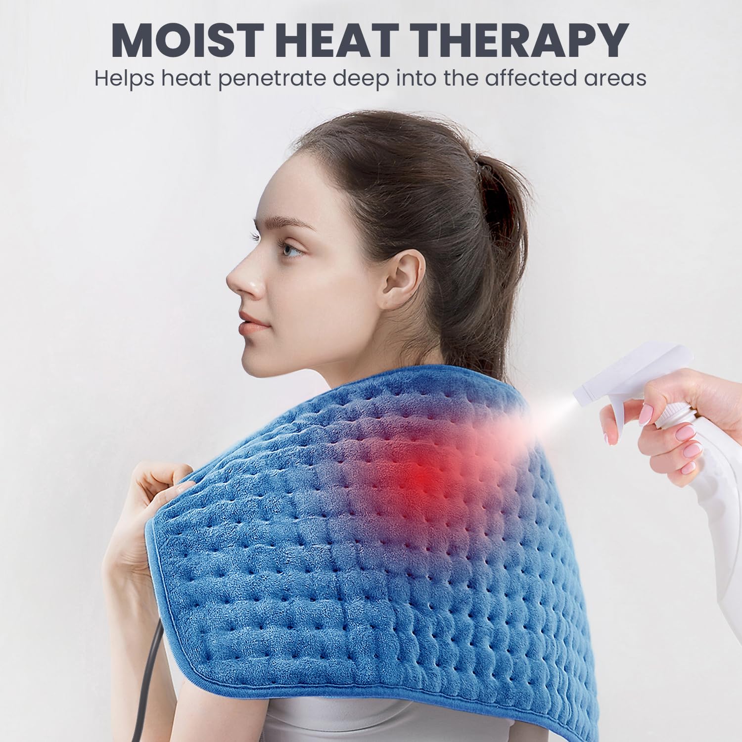 Jubeoyey heating pad shoulder provides soothing heat for shoulder stiffness