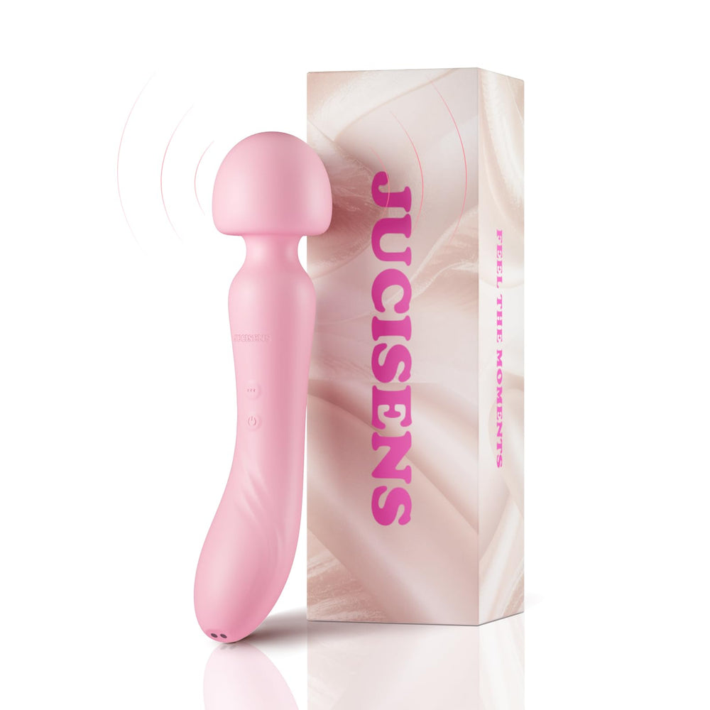 Jucisens Aura Wand with 12 modes for customizable full-body massage.