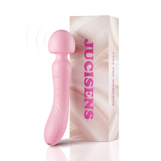 Jucisens Aura Wand with 12 modes for customizable full-body massage.