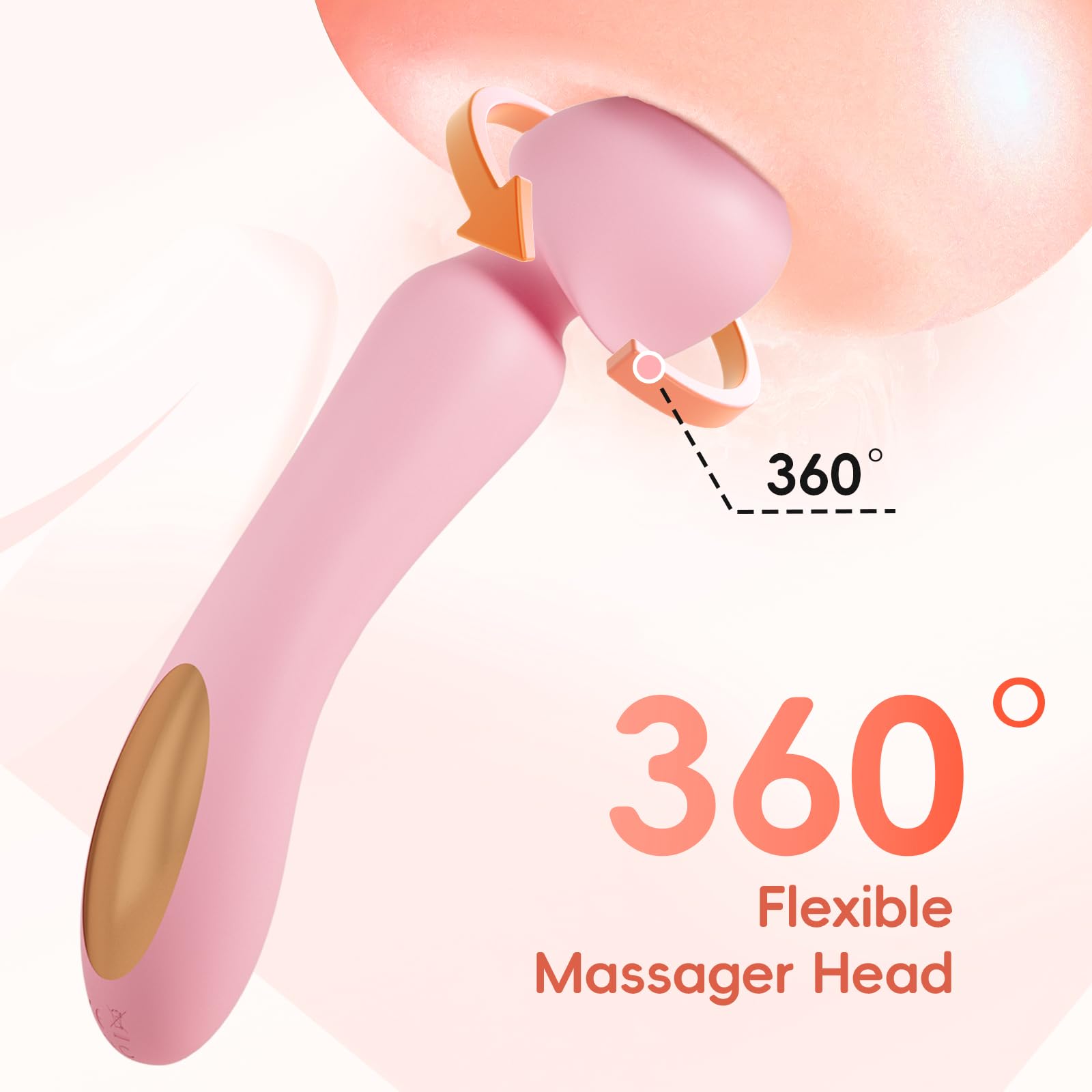 Jucisens Aura Wand targets back and neck tension with its large head.