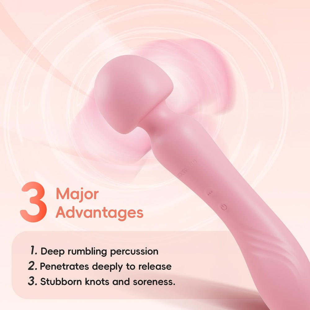 Jucisens Aura Wand cordless rechargeable design for on-the-go use.