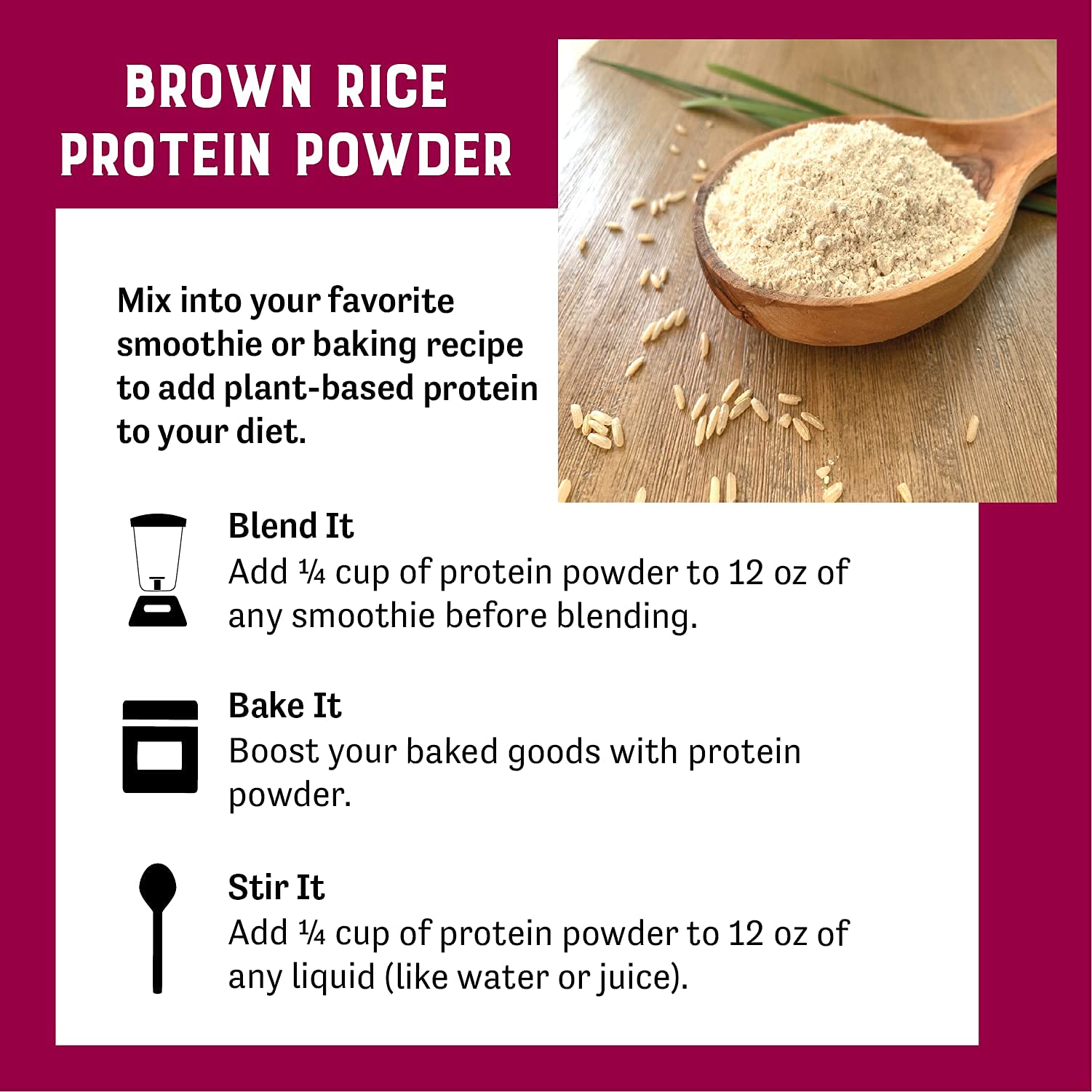 Judee's Brown Rice Protein powder used in a keto-friendly smoothie.