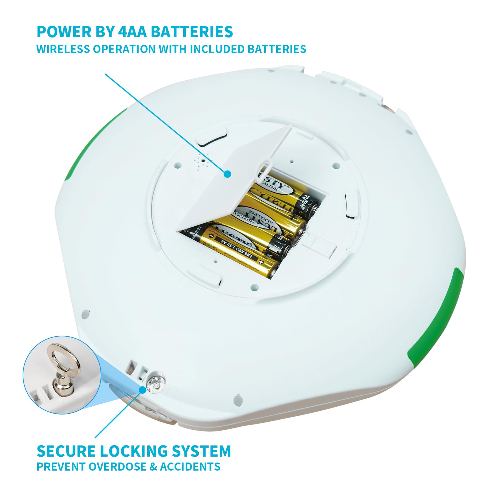 JULOS detachable multi-day carousel simplifies loading medications