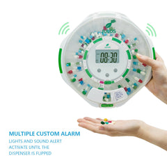 JULOS transparent lid allows quick monitoring of dosage status