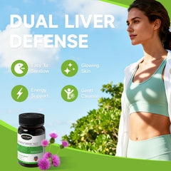 Julytiger milk thistle ingredient emphasizes natural liver health in a daily supplement