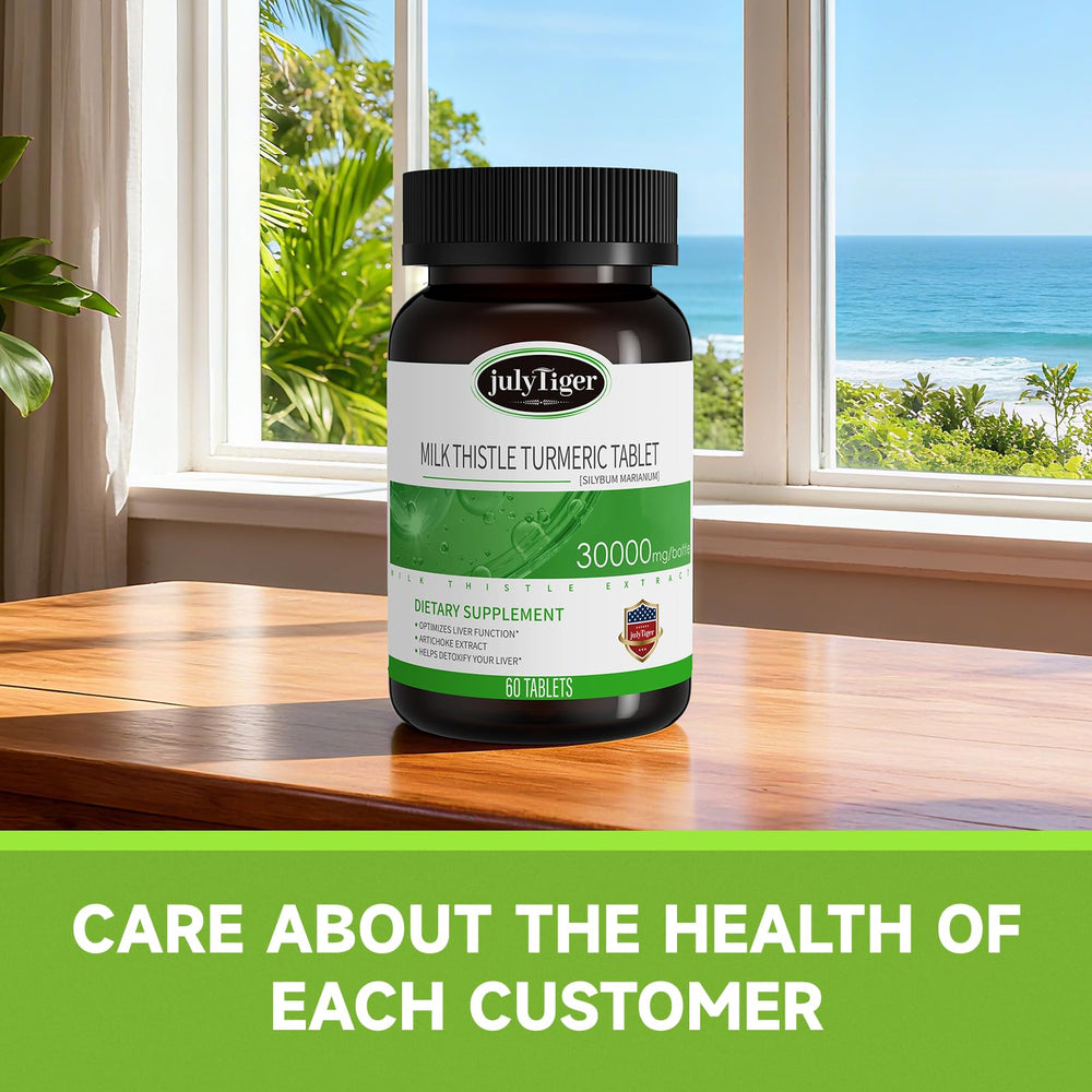 Lifestyle scene suggests renewed energy with Julytiger liver detox in daily routine