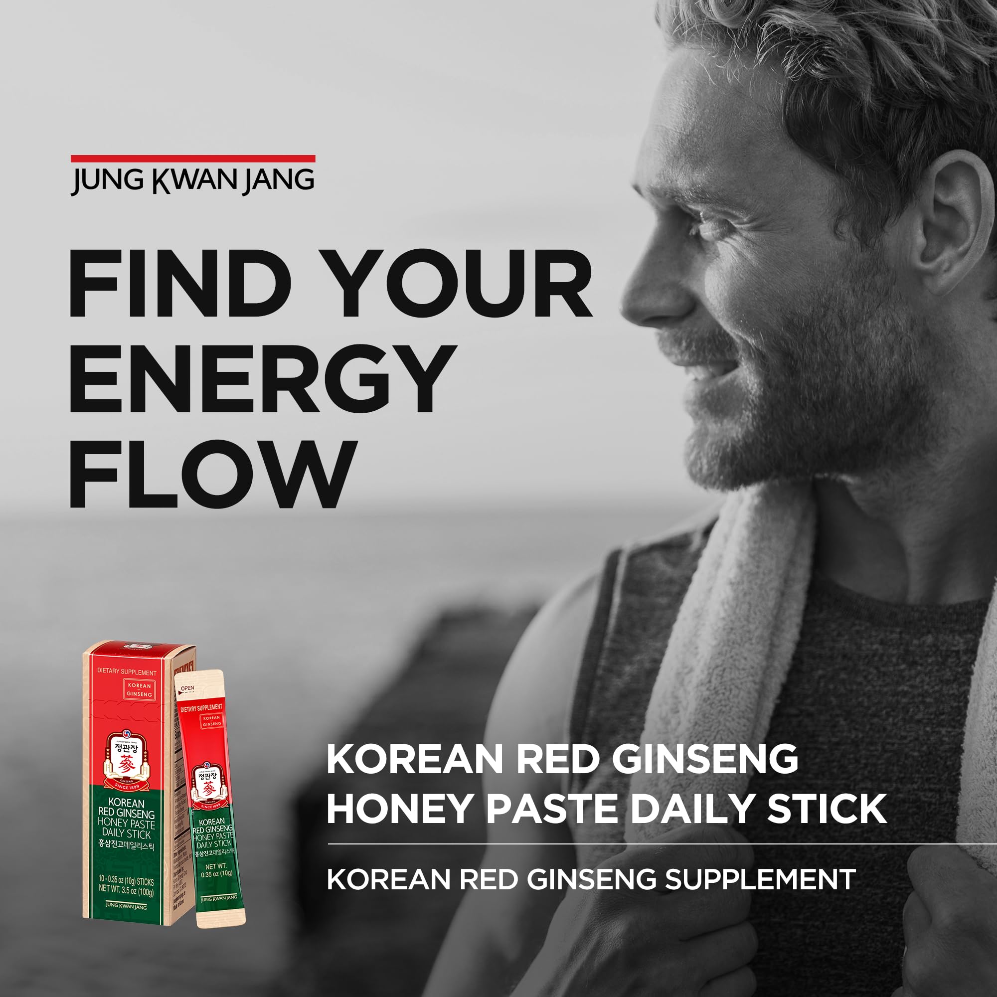 JUNG KWAN JANG daily-stick front packaging for on-the-go energy