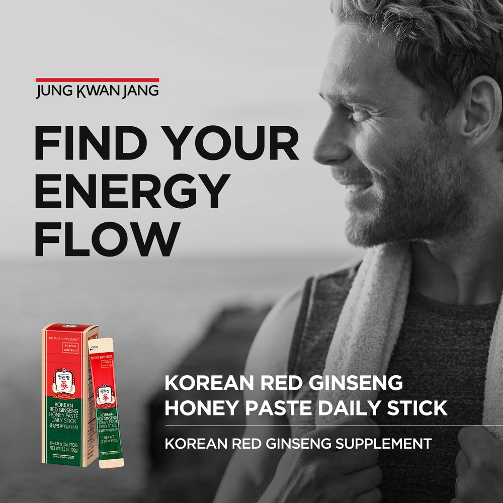 JUNG KWAN JANG daily-stick front packaging for on-the-go energy