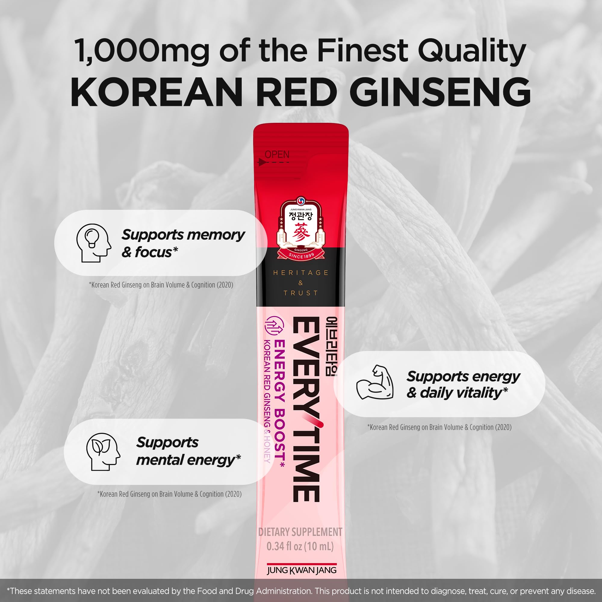 Jung Kwan Jang Everytime energy stick travel-friendly design supports an on-the-go routine.