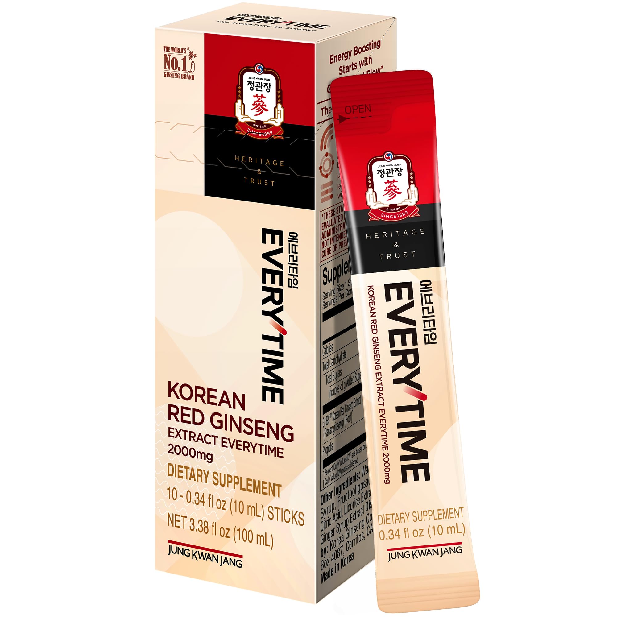 JUNG KWAN JANG Everytime packaging shows a portable energy stick for busy days