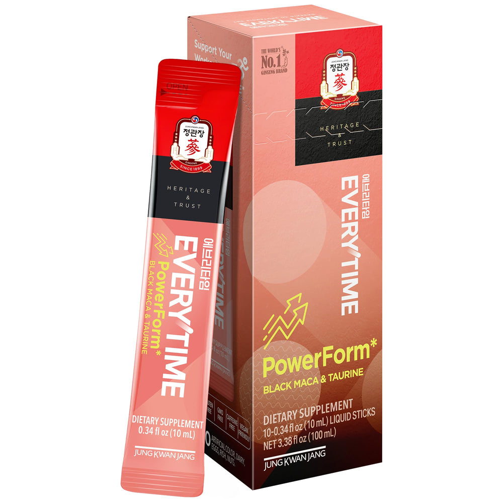 Jung Kwan Jang Everytime PowerForm stick pack for quick intra workout energy.